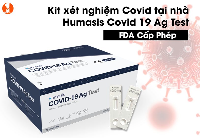 kit xét nghiệm covid 19 tại nhà humasis covid 19 ag test